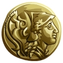 Gold Greek Coin